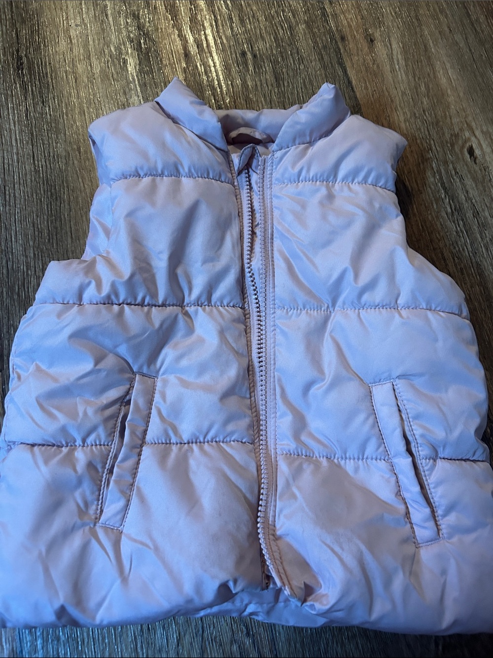Old Navy Light Pink Puffer Vest for Kids
